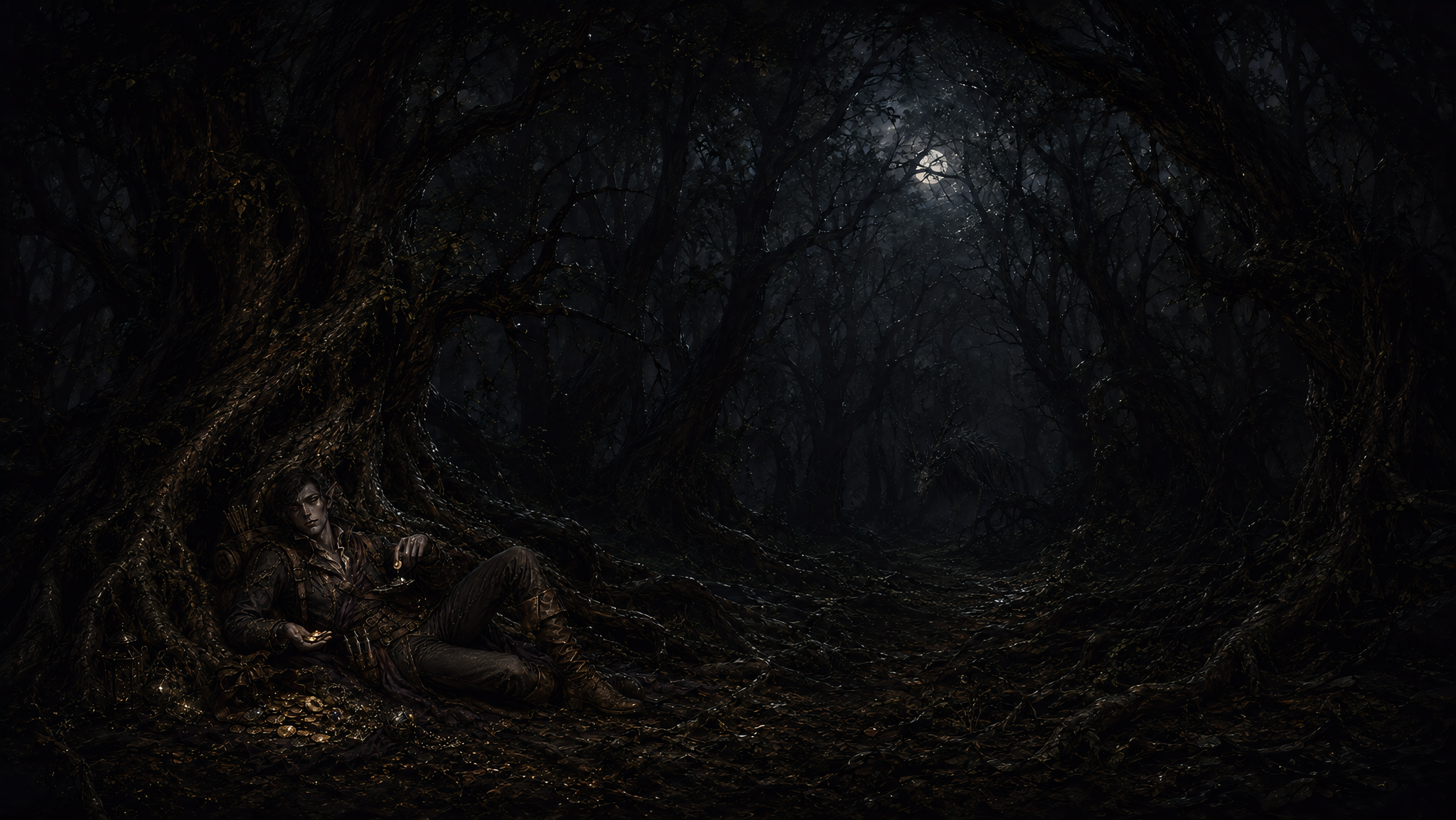 Forest backdrop
